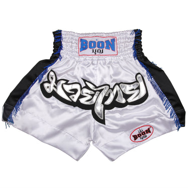 MT15 Muay Thai Shorts BLUE FRINGE - BOON Sport